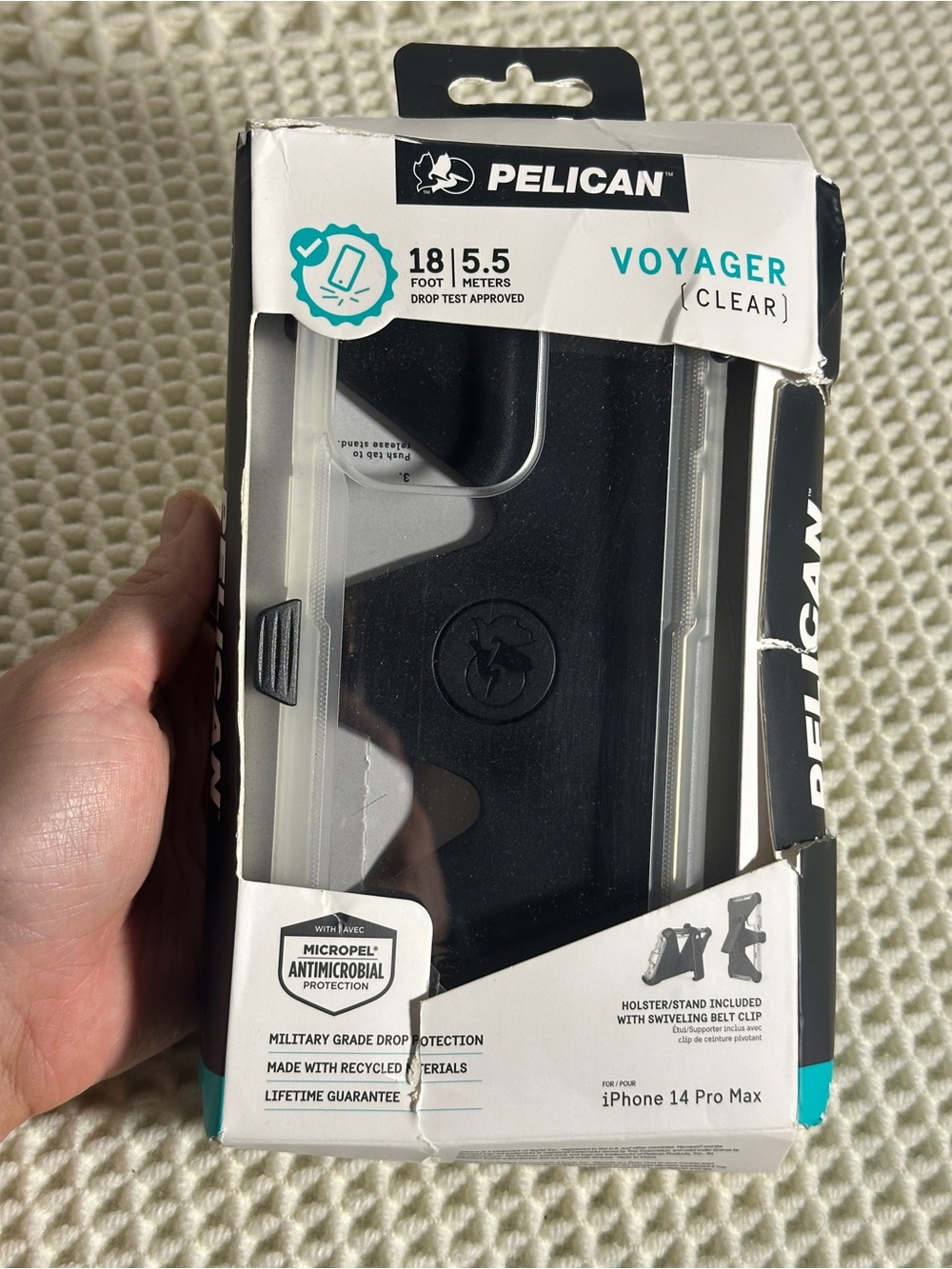 Pelican Voyager Clear iPhone 14 Pro Max Case